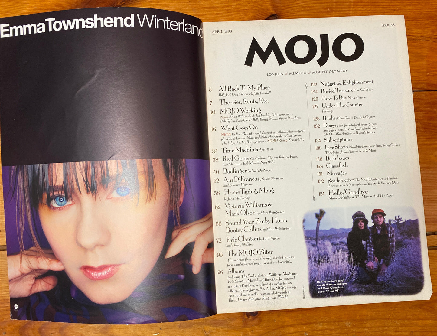 Mojo 53 April 1998 In Good Vintage Condition Magazine