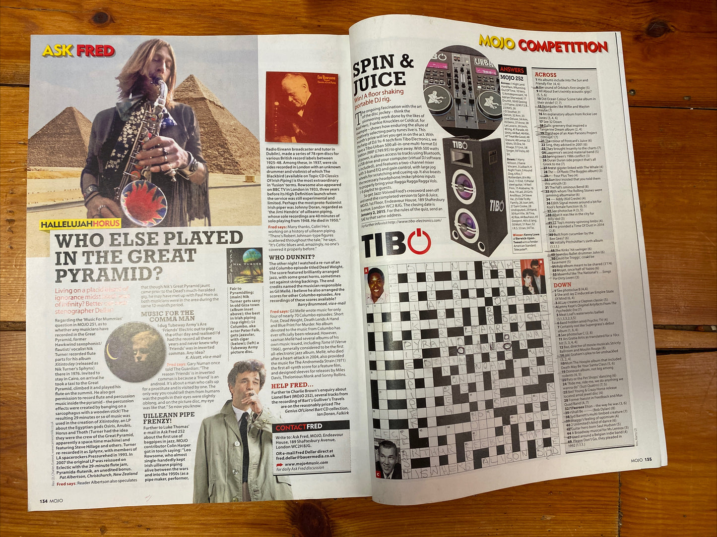 Mojo 254 January 2015 In Good Vintage Condition Magazine