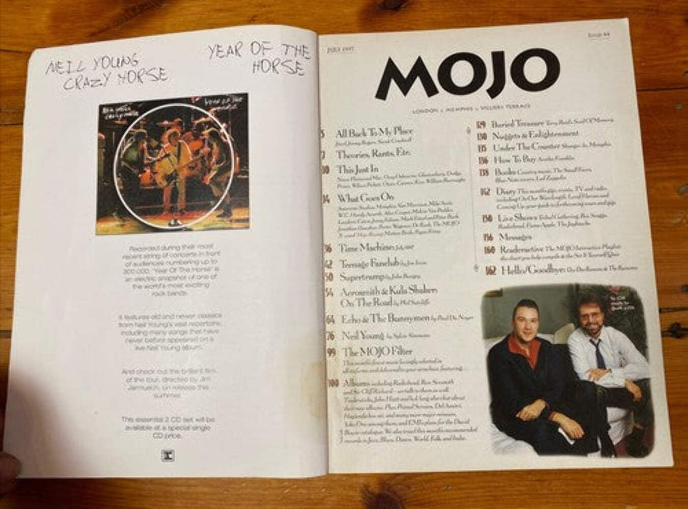 Mojo 44 July 1997 In Good Vintage Condition Magazine