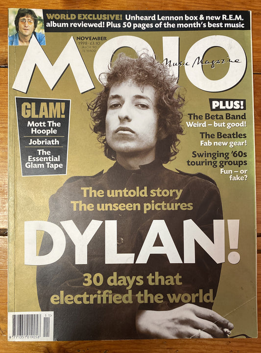 Mojo 60 November 1998 In Good Vintage Condition Magazine