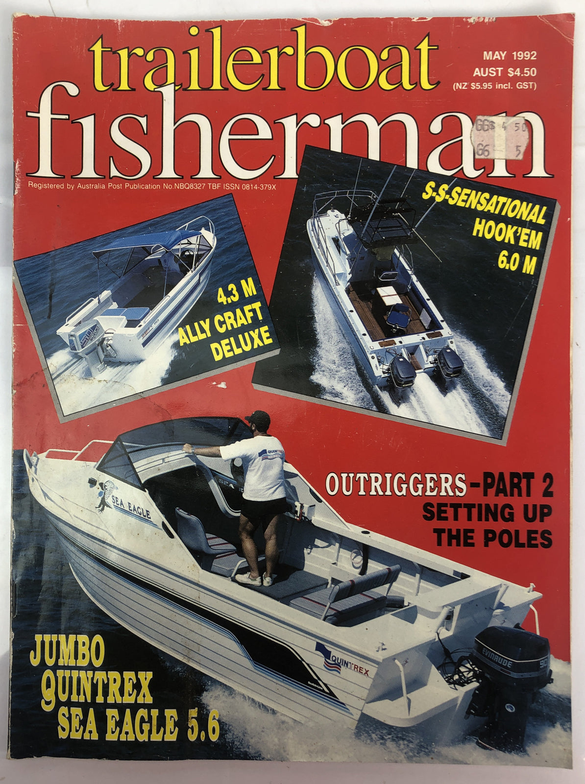 Trailer Boat Fisherman Magazine May 1992 In Good Condition