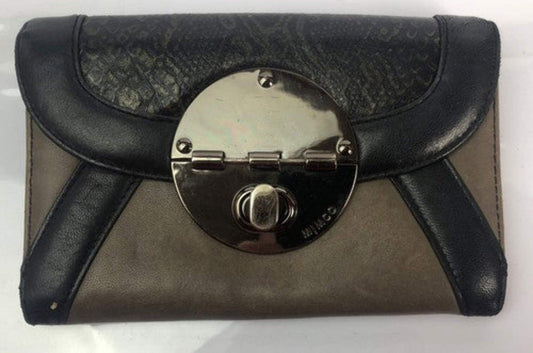 F24 Genuine Mimco Black / Brown Wallet Purse In Good Condition