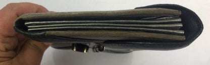 F24 Genuine Mimco Black / Brown Wallet Purse In Good Condition
