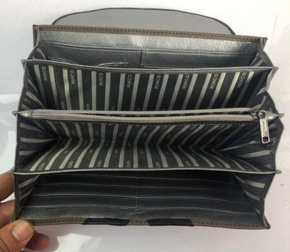 F24 Genuine Mimco Black / Brown Wallet Purse In Good Condition