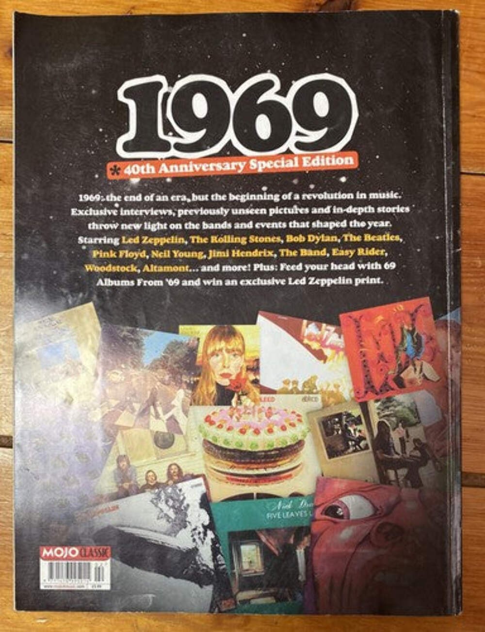 Mojo Led Zeppelin & The Story Of 1969 In Good Vintage Condition Magazine