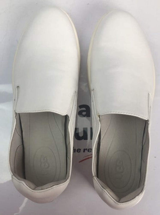 UGG Australia  Men's Leather Casual Comfort Shoes White Size AU 11 New With Box
