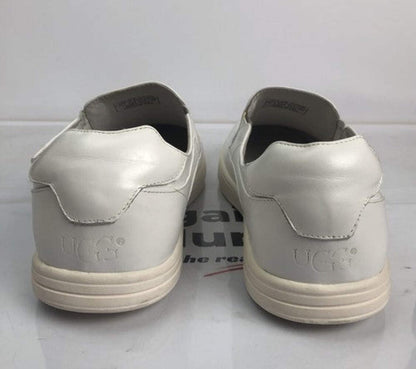 UGG Australia  Men's Leather Casual Comfort Shoes White Size AU 11 New With Box