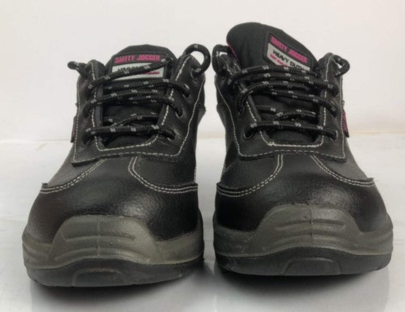 F127 Safety Jogger Heavy Duty Work Shoes Black US 8 UK 5.5 In Good Condition