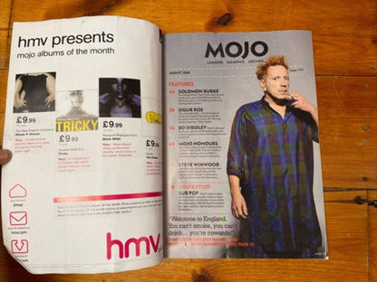 Mojo 177 August 2008 In Good Vintage Condition Magazine