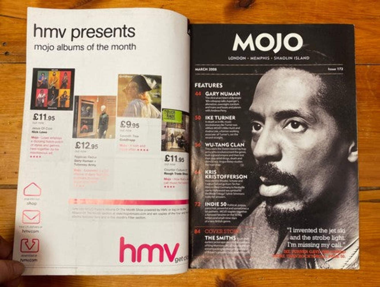 Mojo 172 March 2008 In Good Vintage Condition Magazine