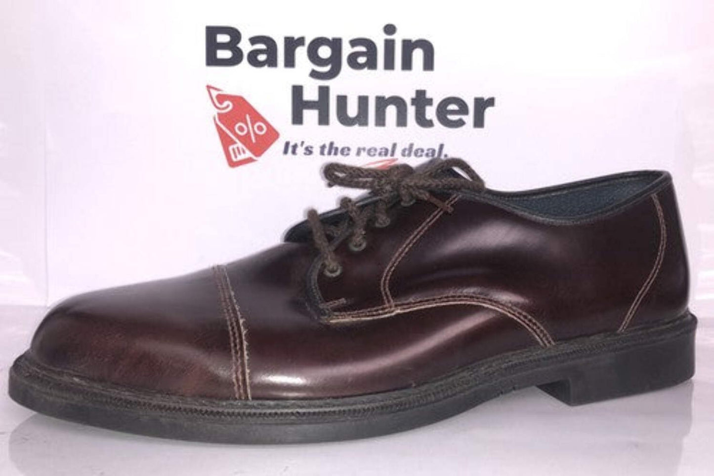 F23 Mens Pumell Men's Brown Leather Work Shoes Size 11 1/2 Australian Made