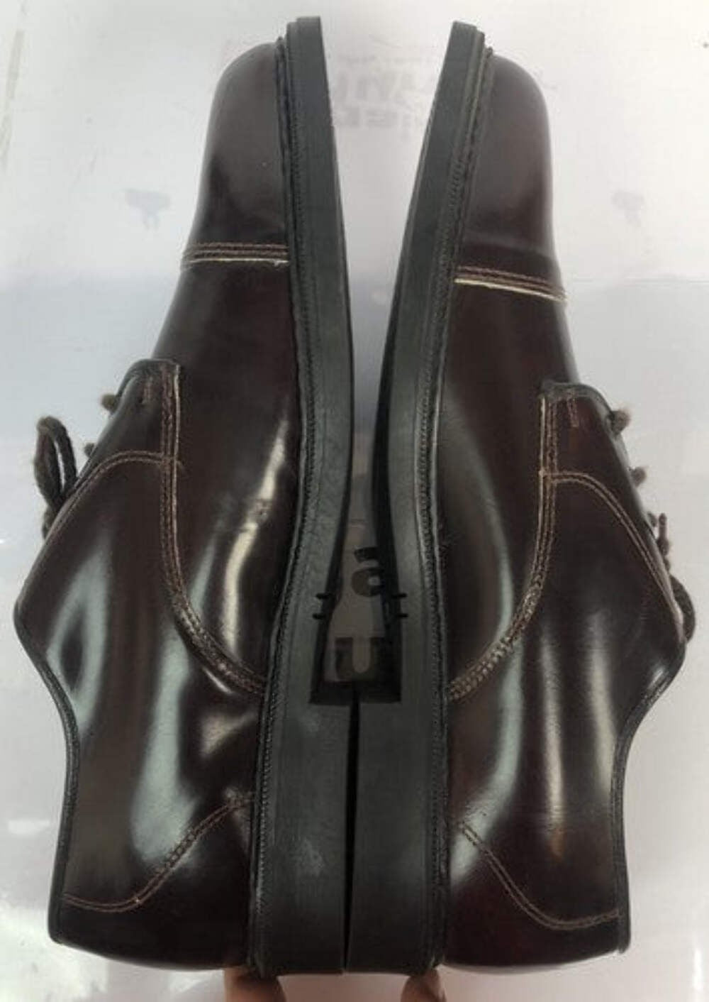 F23 Mens Pumell Men's Brown Leather Work Shoes Size 11 1/2 Australian Made