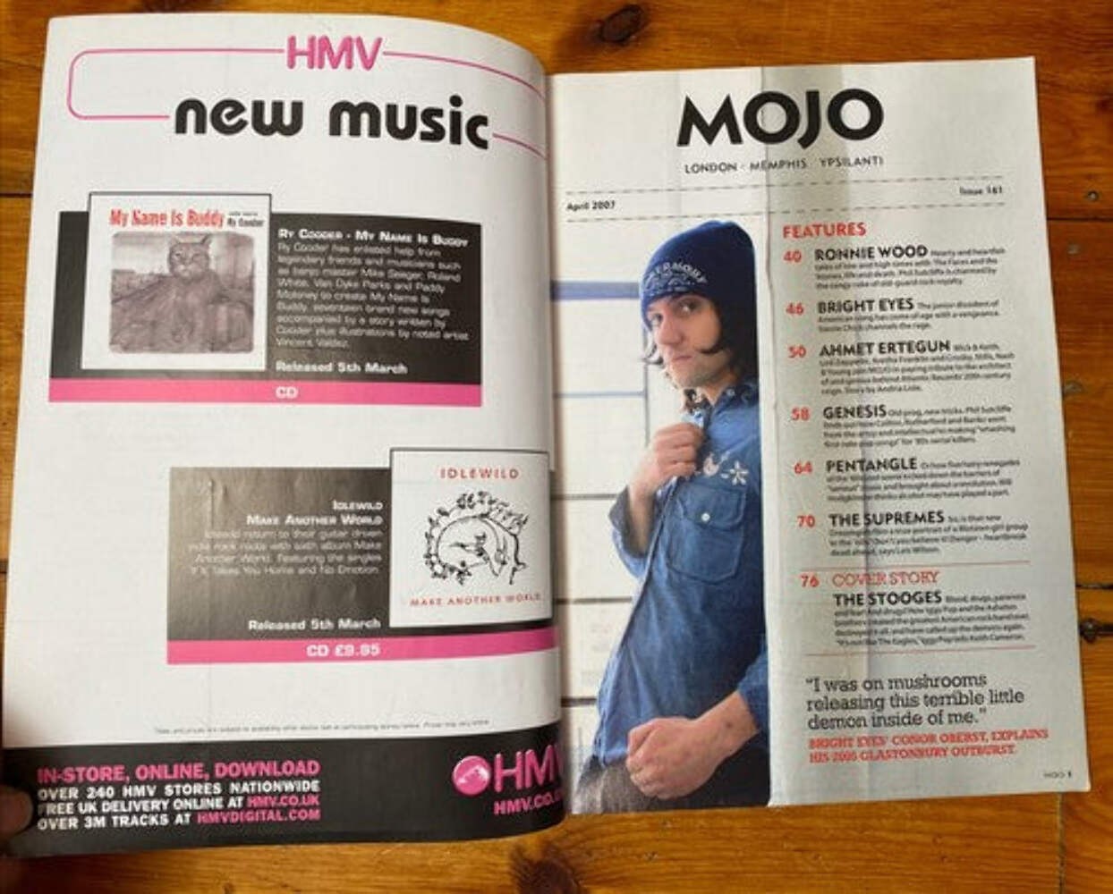 Mojo 161 April 2007 In Good Vintage Condition Magazine