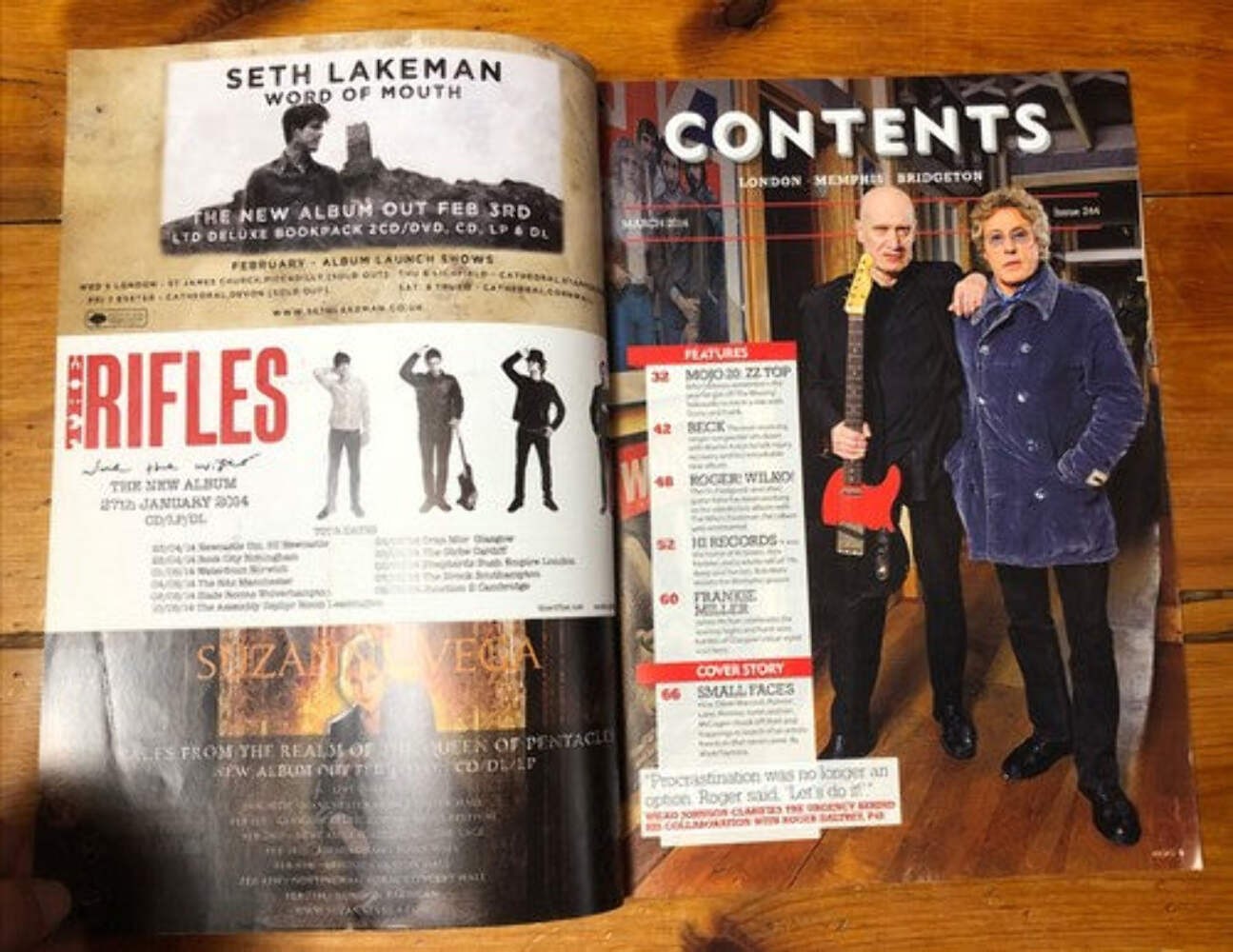 Mojo 244 March 2014 In Good Vintage Condition Magazine