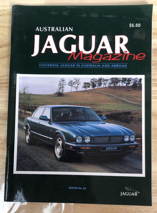 Australian Jaguar Magazine No. 63 Vintage In Good Condition