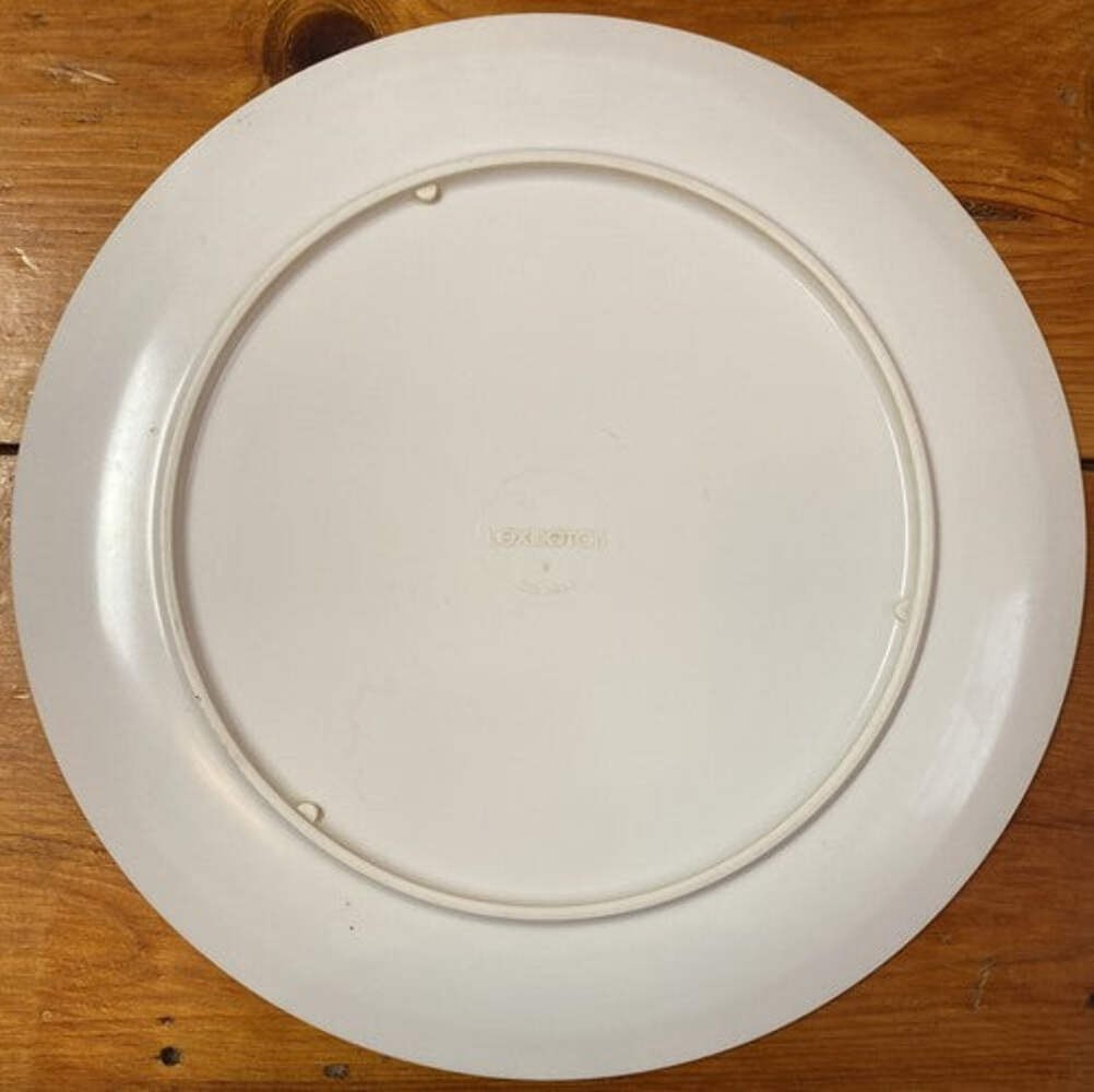 McDonalds Collector Plastic Plate 1977 vintage Ronald and Hamburglar +Free Post