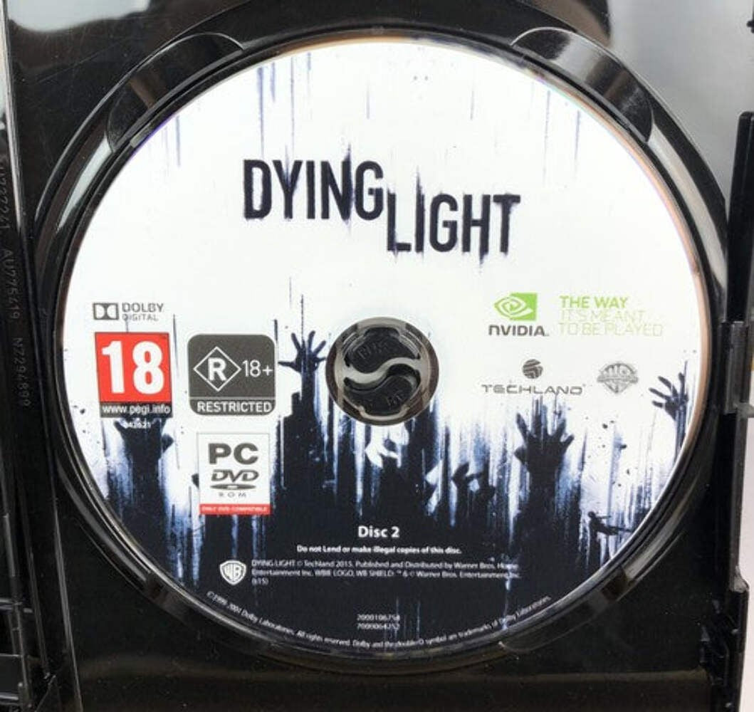 3290 Dying Light PC complete Game In Good Condition