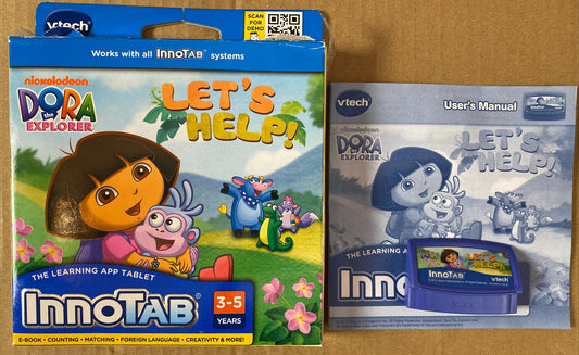VTech Nickelodeon Dora The Explorer Let's Help ! For InnoTab Opened
