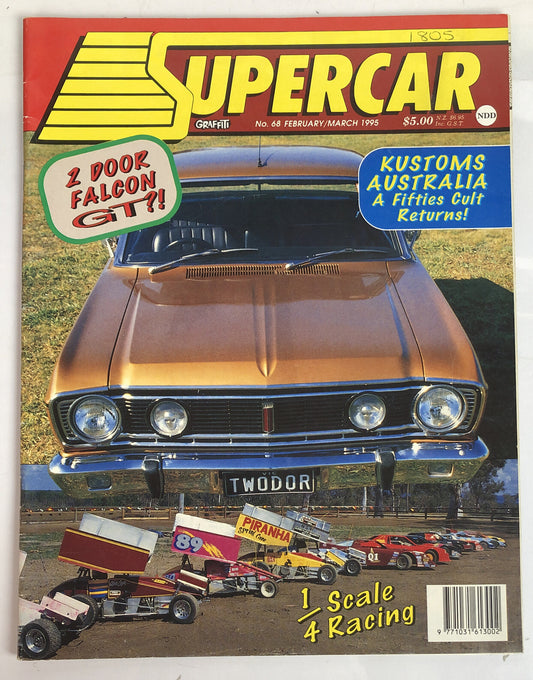 Super Car Magazine No.68 February - March 1995 Vintage In Good Condition