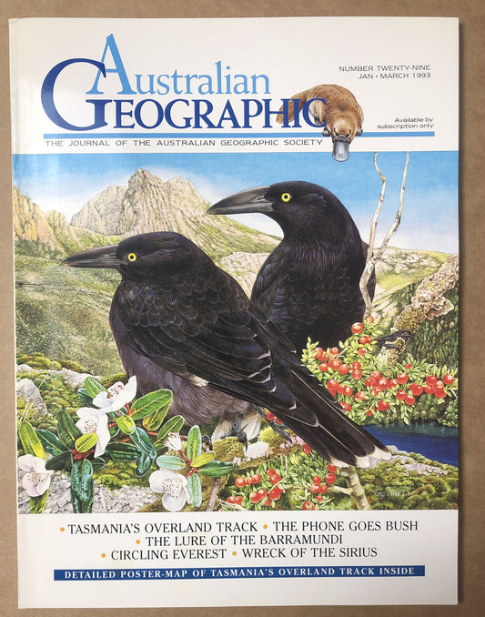 Australian Geographic Magazine Jan - Mar 1993 No. 29 In Good Condition