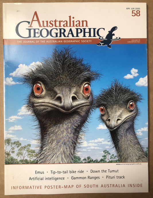 Australian Geographic Magazine Apr - Jun 2000 No. 58 In Good Condition