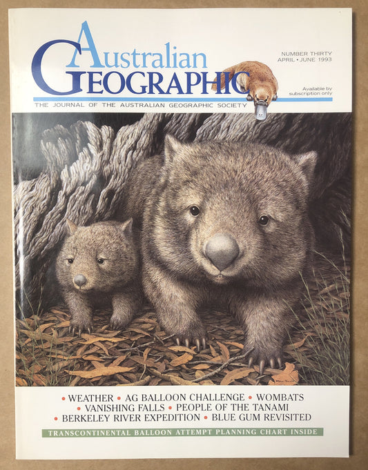 Australian Geographic Magazine Apr - Jun 1993 No. 30 In Good Condition