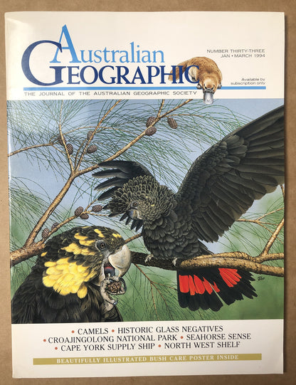 Australian Geographic Magazine Jan - Mar 1994 No. 33 In Good Condition