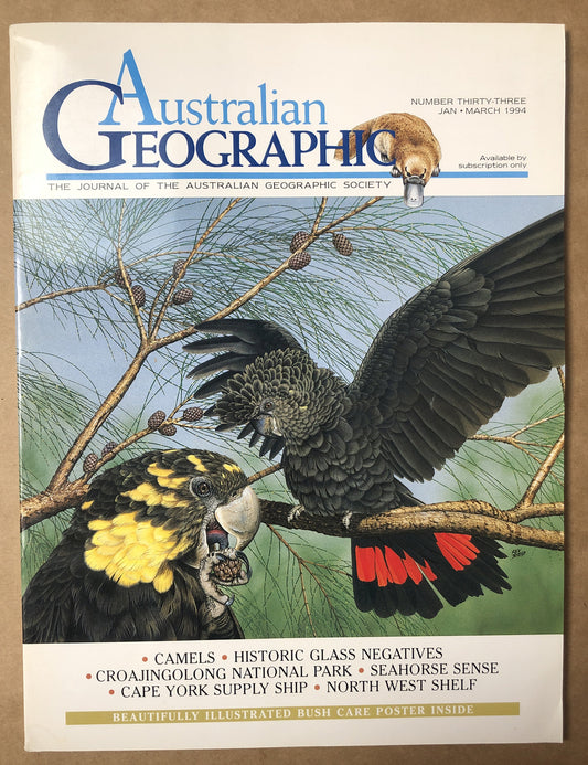 Australian Geographic Magazine Jan - Mar 1994 No. 33 In Good Condition