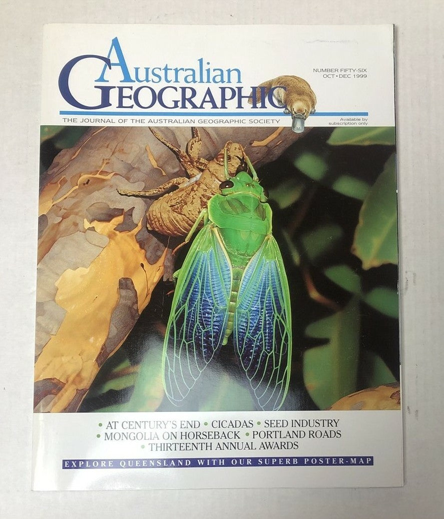 Australian Geographic Magazine Oct - Dec 1999 No. 56 In Good Condition