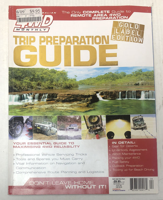 Australian 4WD Monthly Magazine - Vol.2 No.4 In Good Condition