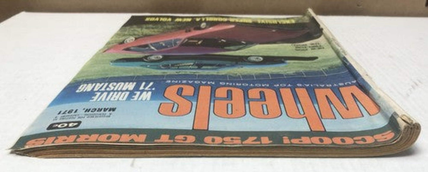 Vintage Wheels Magazine March 1971 In Ok Condition