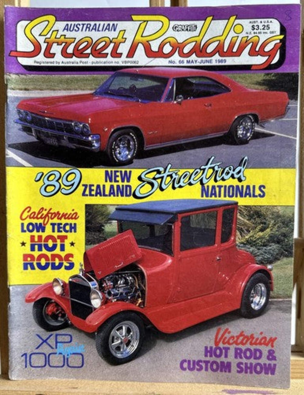 Graffiti Australian Street Rodding Magazine No.66 May/June 1989 In VGC