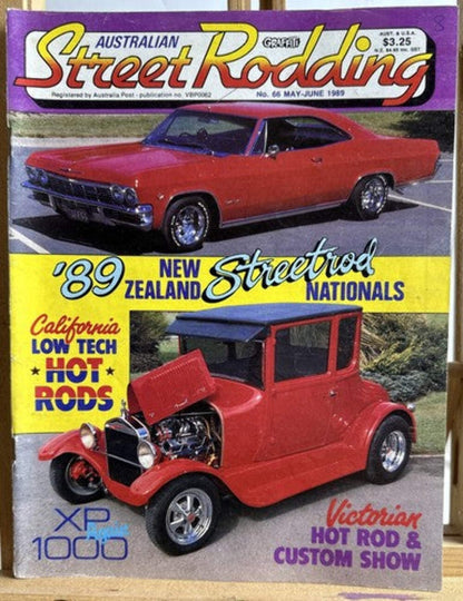 Graffiti Australian Street Rodding Magazine No.66 May/June 1989 In VGC