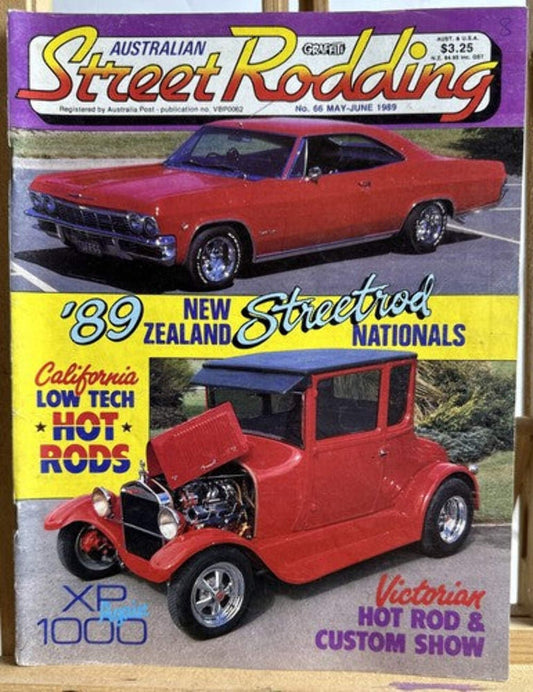 Graffiti Australian Street Rodding Magazine No.66 May/June 1989 In VGC