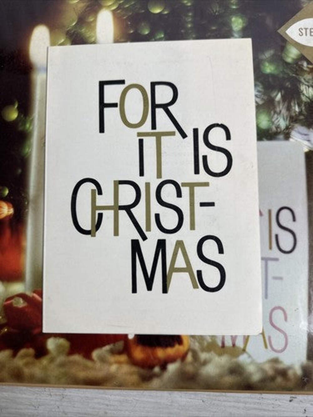 For It Is Christ-Mas Record Album Vinyl LP Christmas Classics 4422