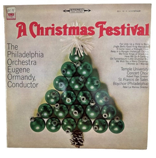 A Christmas Festival The Philadelphia Orchestra 100 Voices Record Vinyl LP 4423