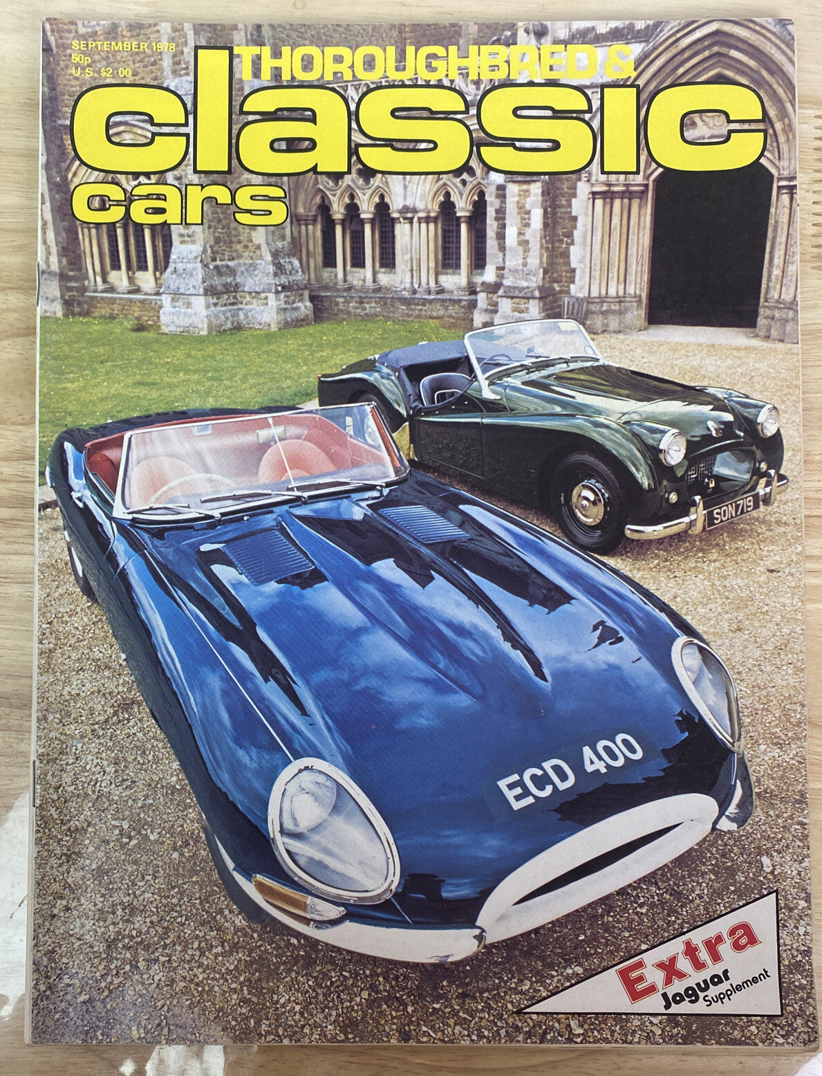 Thoroughbred & Classic Cars September 1978 Magazine Vintage In Good Condition