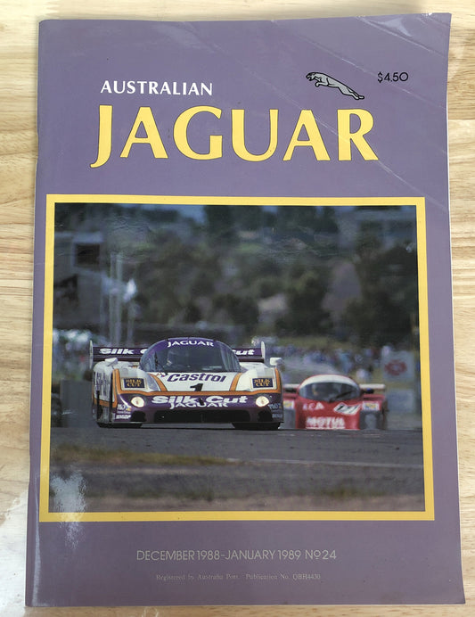 Australian Jaguar December 1998 - January 1989 No. 24 Magazine OK Condition