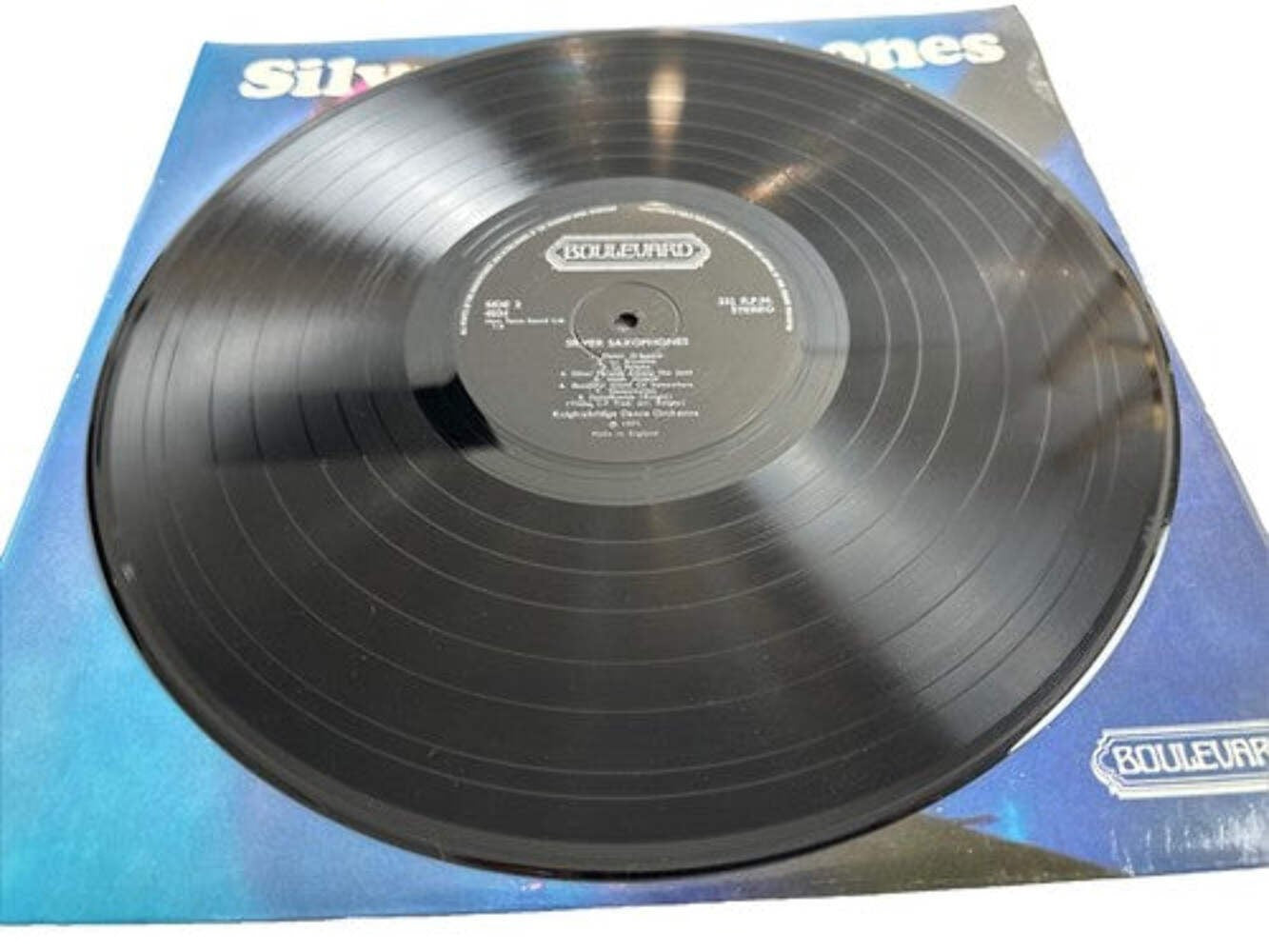 Knightsbridge Dance Orchestra, Silver Saxophones, LP Record In Good Condition