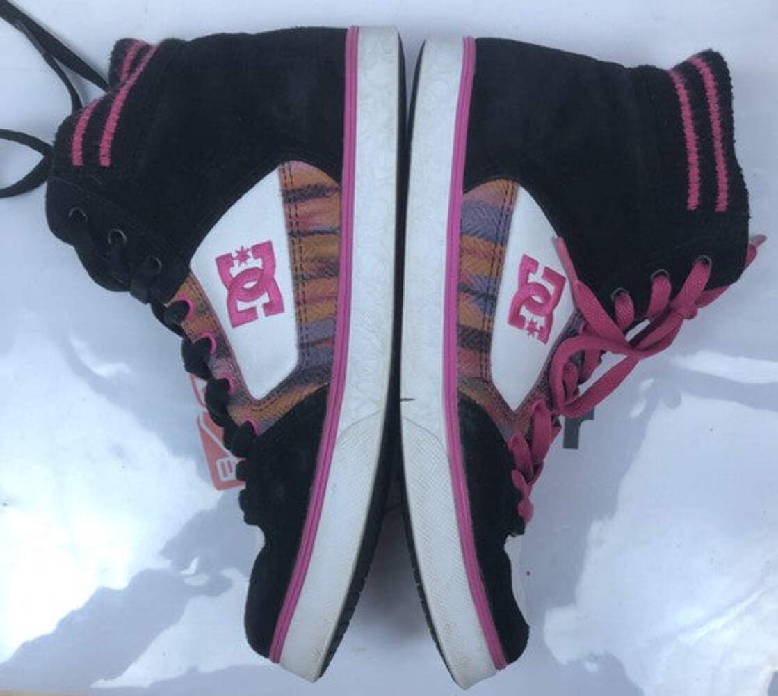 F150 DC Retro High Top Laddies Shoes US 9 UK 7 In Good Condition