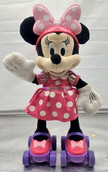 Disney Roller Skating Minnie Mouse Plush FAULTY FOR PARTS 6397