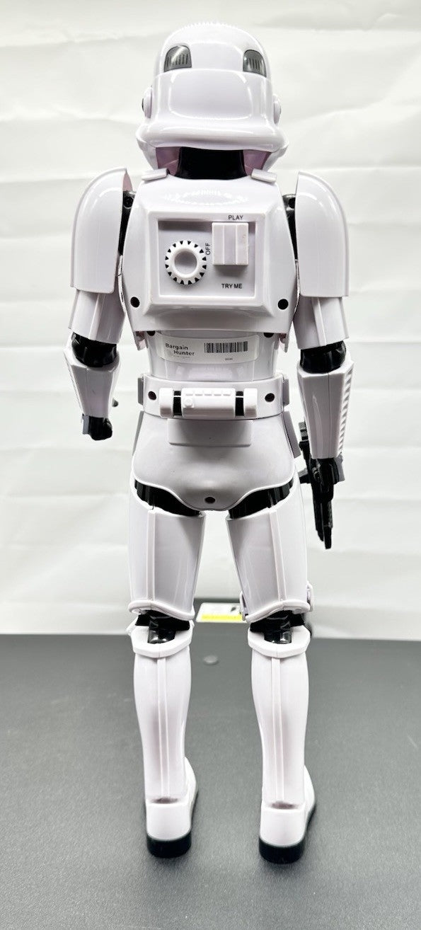 Star Wars Talking Storm Trooper Large Action Figure Disney Store Authentic 13.5"