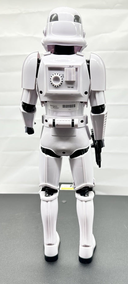Star Wars Talking Storm Trooper Large Action Figure Disney Store Authentic 13.5"