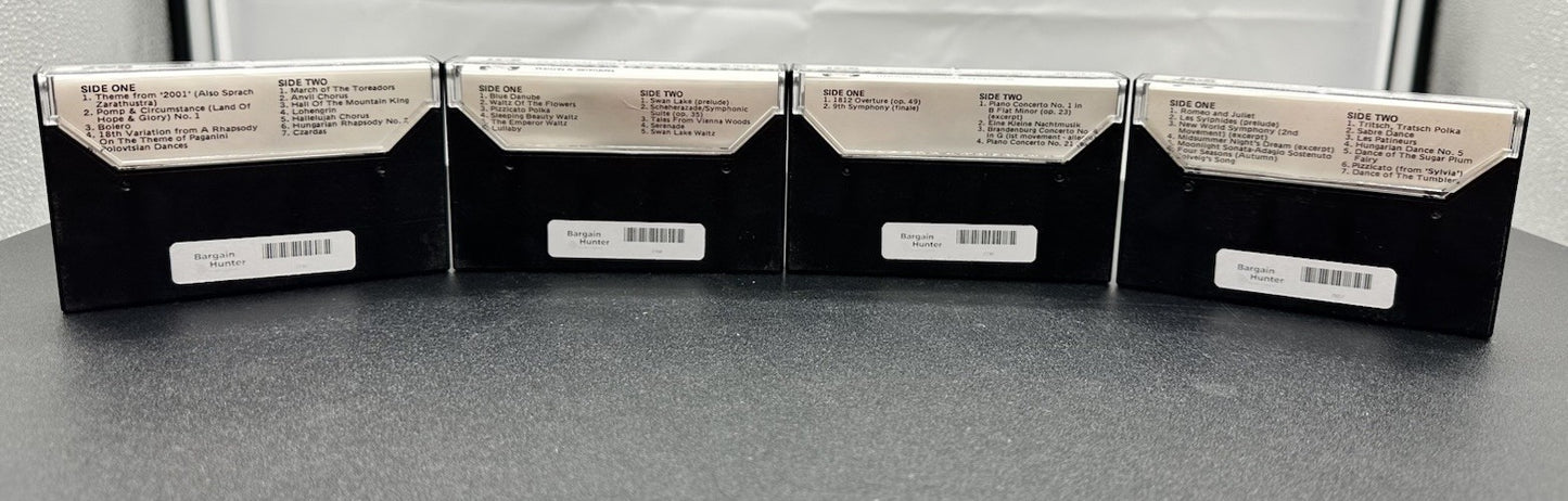 Classical Gold Volume 1 to 4 Cassette Tape In Good Condition 7837