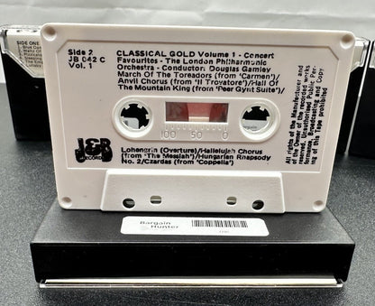Classical Gold Volume 1 to 4 Cassette Tape In Good Condition 7837