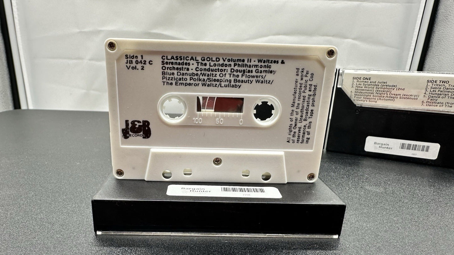 Classical Gold Volume 1 to 4 Cassette Tape In Good Condition 7837