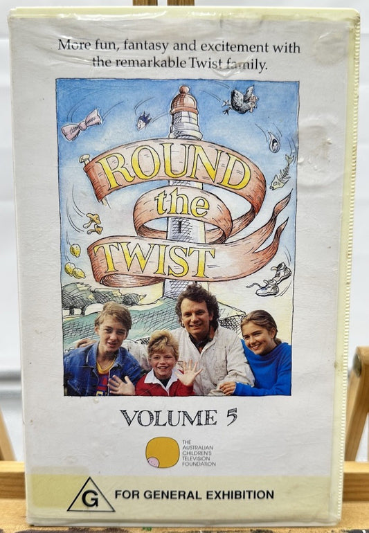 Round The Twist Volume 5 EX-Rental VHS Tape In OK Condition Damaged Case 8901