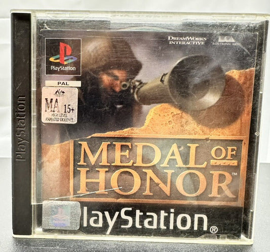 Medal Of Honor Playstation 1 PS1 Game PAL Incomplete Ok Condition 8114