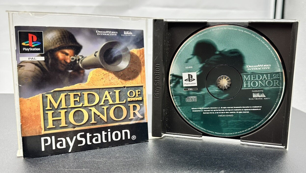 Medal Of Honor Playstation 1 PS1 Game PAL Incomplete Ok Condition 8114