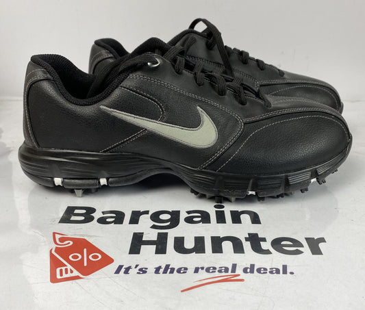 F484 Nike Air Golf Shoes In Black US 8W UK7 EUR41 In Good Condition